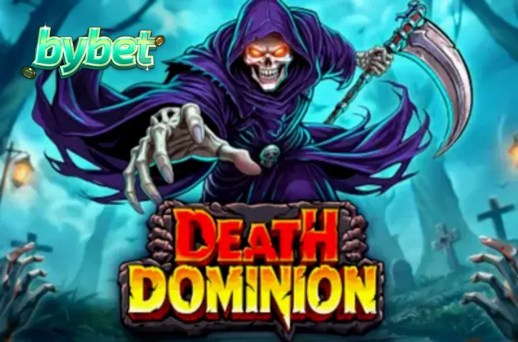 Ang madilim at gothic na disenyo ng Death Dominion slot machine